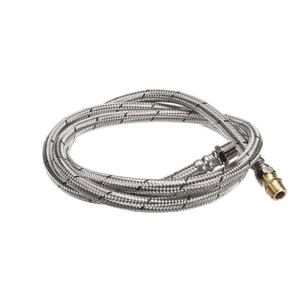Hobart Water Braided Stainless Steel 1/2X84 Hose - 00-893444-00002