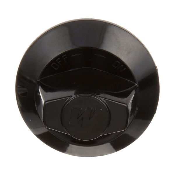 Vulcan Hart Black Knob 2-1/2 D, Off-On - 719257-12