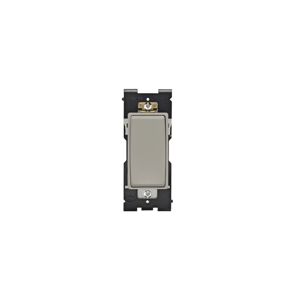 Interruptor de balancín Leviton RENU 15A 4W SWITCH WOOD SMOKE - RE154-WS.