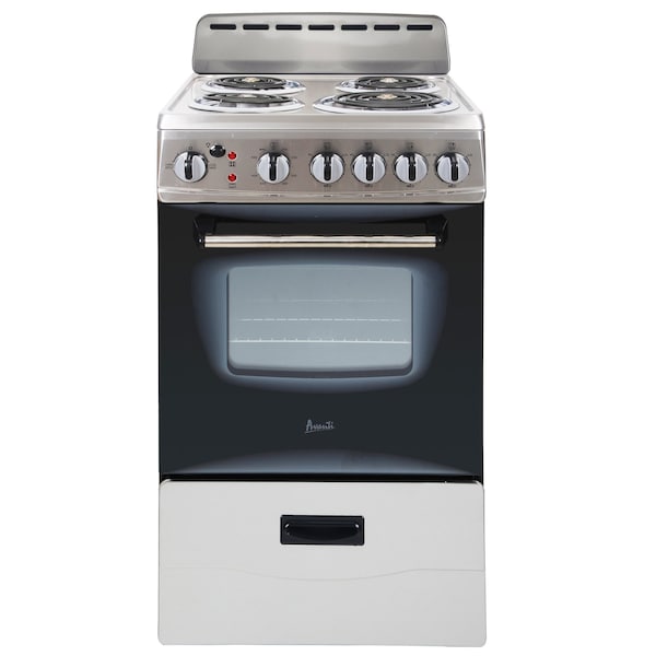 Avanti Avanti 20" Electric Range, Stainless Steel - ERU200P3S
