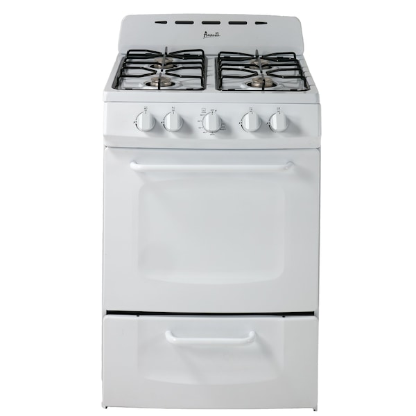 Avanti Avanti 24" Gas Range, White - GRO24P0W