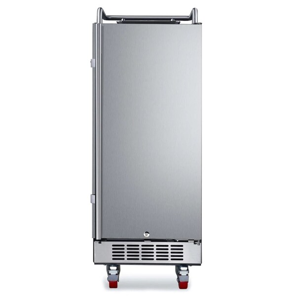 Edgestar 15 Inch Wide Kegerator Conversion Refrigerator with Forced Air Refrigeration - BR1500SS