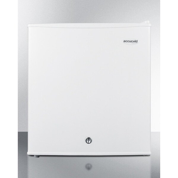 Summit Appliance Div. Summit Compact Refrigerator/Freezer, White, 1.7 Cubic Feet Capacity - S19LWH