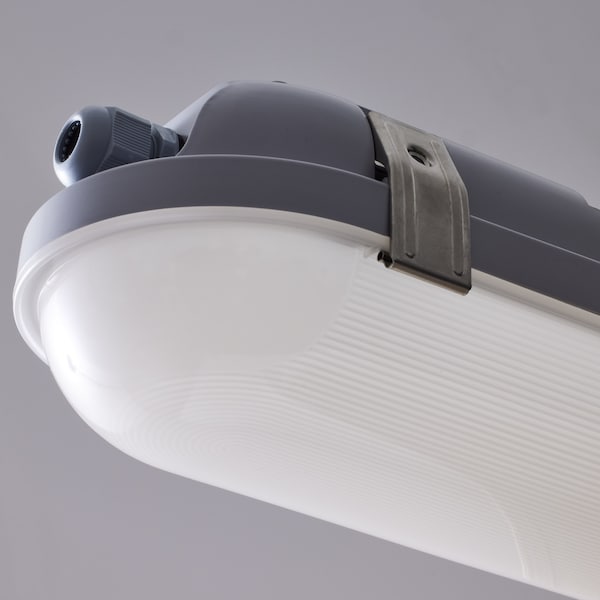 Nuvo 8 ft. Vapor Proof Linear/Microwave Sensor CCT & Watt Select IP65/IK08 120V-347V - 65/825R1