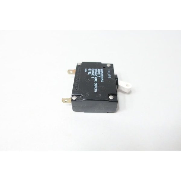Potter-Brumfield Miniature Circuit Breaker, W6 Series, 5A, 1 Pole, 277V AC - W67-X2-Q12-5