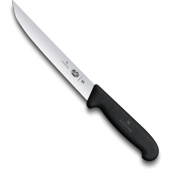 Swiss Army Brands Victorinox 40616 Kitchen Black Fillet - Straight, 7In Semi-Flexible Blade - VIC-5.2803.18