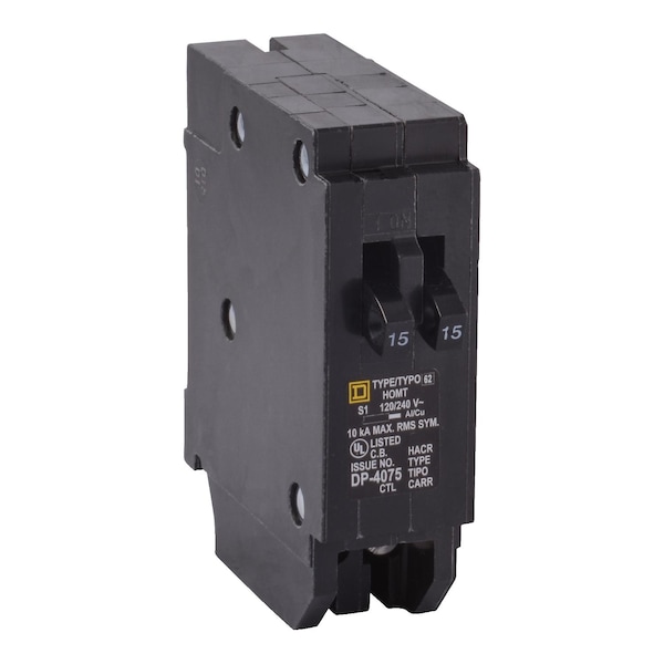 Square D Miniature Circuit Breaker, HOMT Series, 30/20A, 1 Pole, 120/240V AC, 10kA - HOMT3020CP