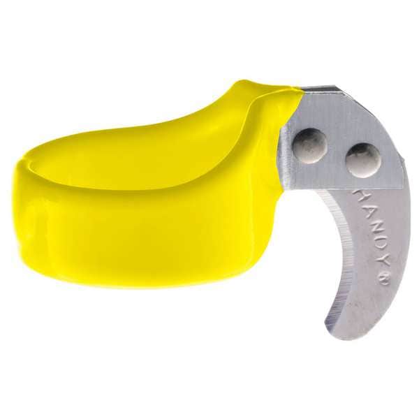 Handy Ring Knife, Blade Safety, Steel Blade, PK12 - O-V-Yellow-9