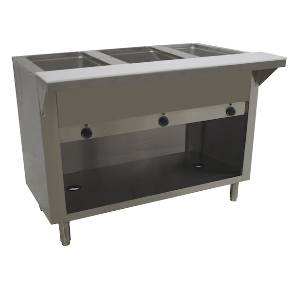 Advance Tabco Hot Food Table electric 47-1/8 in.W x 30-5/8 in.D x 34-1/8 in.H - SW-3E-120-BS