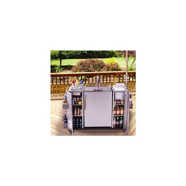 Summit Appliance Div. Summit-Stainless Steel Outdoor Serving Cart, 61"W x 25"D x 41-1/2"H - CartOS