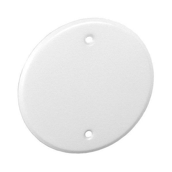 Southwire Electrical Box Cover, Round, Powder Coated Galvanized Steel - CBC-350