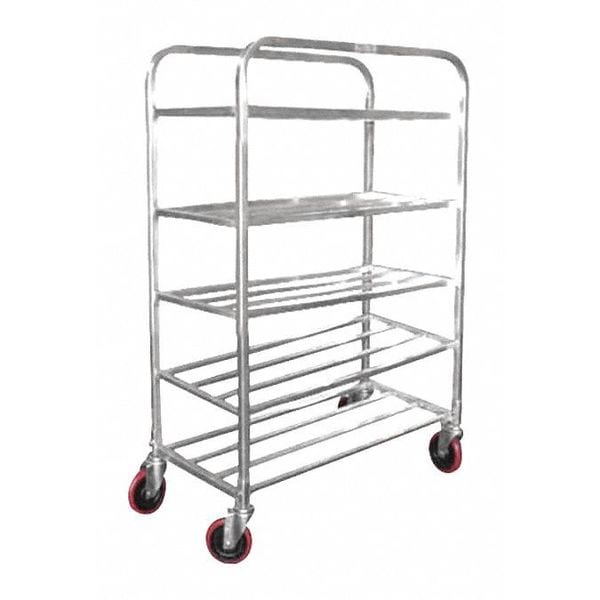 R.W. Rogers Co Shelf Universal Cart, Aluminum, 5, Shelf - 01-AUSC5P1230-ST