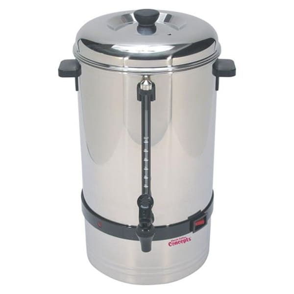 Classic Concepts Classic Concepts SSU80 Stainless Steel Urn 80 Cup Permanent Filter Basket - SSU80