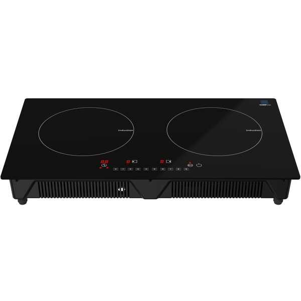 Drinkpod Cheftop Portable Induction Cooktop 2 Burner Electric Cooktop with Kids Safety Lock 1800 Watt - DP-CHEFTOP-2