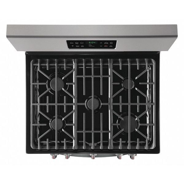 Frigidaire Oven Range, Natural Gas, Stainless Steel - FGGF3036TF