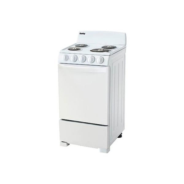Danby Products Inc Danby - Electric Range, 20"W, 220V, 2.3 Cu. Ft. Oven Capacity - DER202W