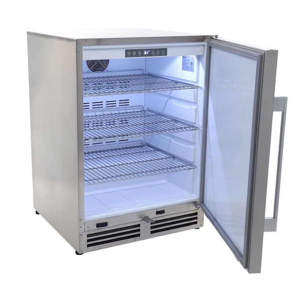 Avanti 5.4 Outdoor Refrigerator Solid Door, Stainless Steel - OR543U3S