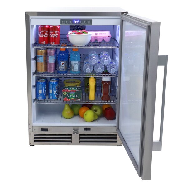 Avanti 5.4 Outdoor Refrigerator Solid Door, Stainless Steel - OR543U3S