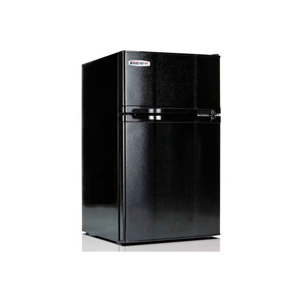 Intirion Microfridge Refrigerator/Freezer, 3.1 CF, Manual Defrost, ESR, Black - 3.1MF7R