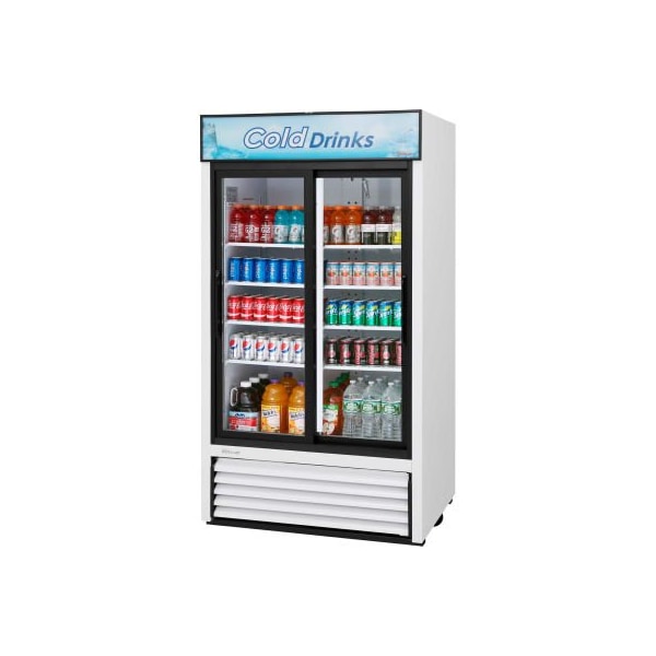 Turbo Air Turbo Air TGM-35R - Merchandiser, Refrigerated, White, 2 Sliding Glass Doors, 35 Cu. Ft., 41-1/2"W - TGM-35R-N