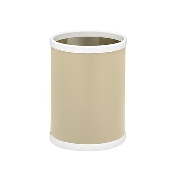 Sharptools B.C. Ivory 10 Inch Round Waste Basket - SH88597