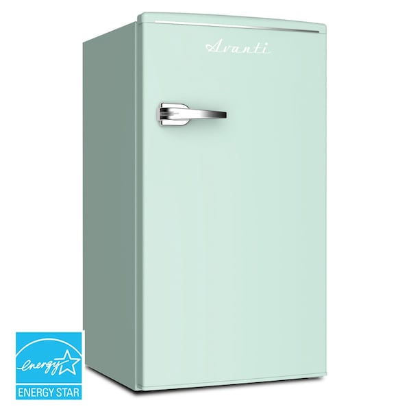 Avanti Avanti 3.1 cu. ft. Retro Compact Refrigerator, Seafoam Green - RMRS31X7G-IS