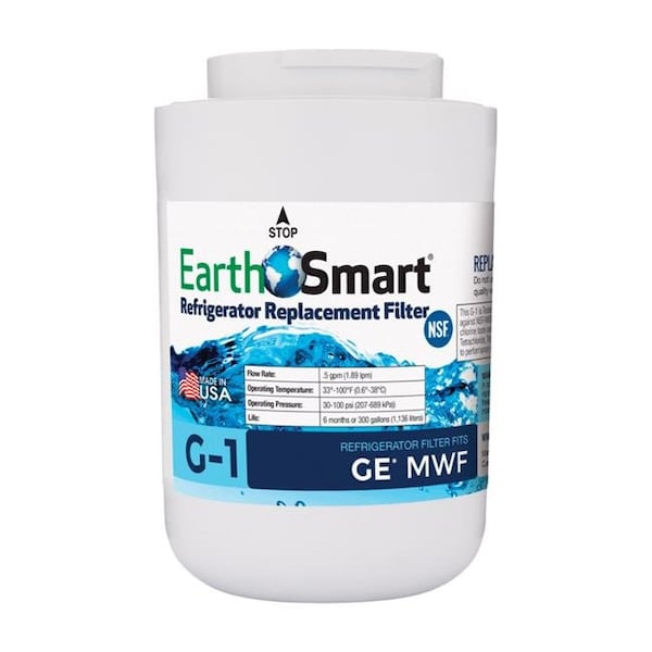 Earthsmart Earthsmart 4912549 G-1 Replacement Filter for Refrigerators; 300 gal - 4912549