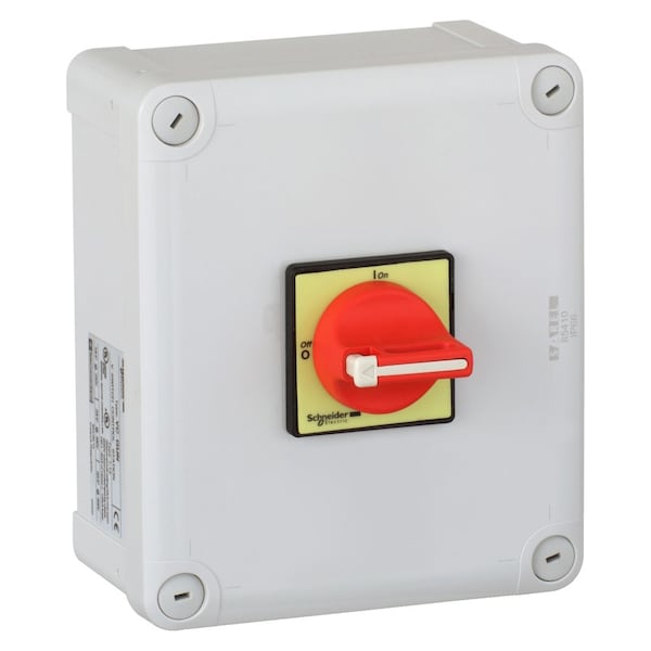 Interruptor de desconexión encapsulado Square D, 45 A, 690V AC, 3 polos - VC3GUN.