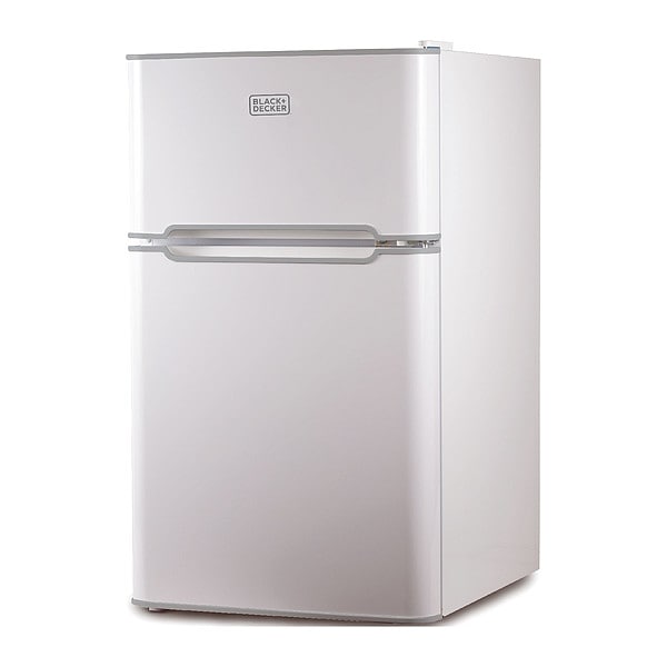 Black & Decker Refrigerator, White, 32 3/4 in H - BCRDK32W