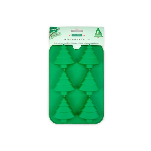 Top Chef Winter Wonderland Holiday Tree Cupcake Mold Silicone - TO3304690