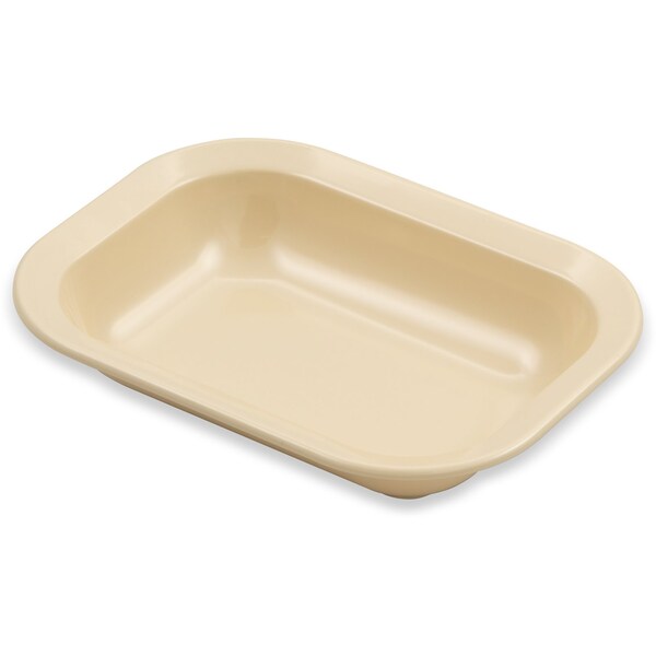 Carlisle Foodservice Melamine Baker Server, 28 oz., Tan, PK12 - 4374525