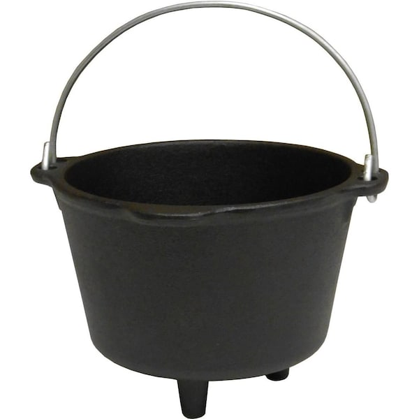 King Kooker Cast Iron, Pot with Feet, 3 Cup - CI3CFS