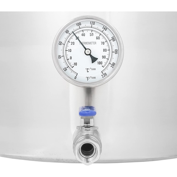 Concord Stainless Steel Home Brew Kettle Set, 160 Quart/ 40 Gal - S5564S-BK