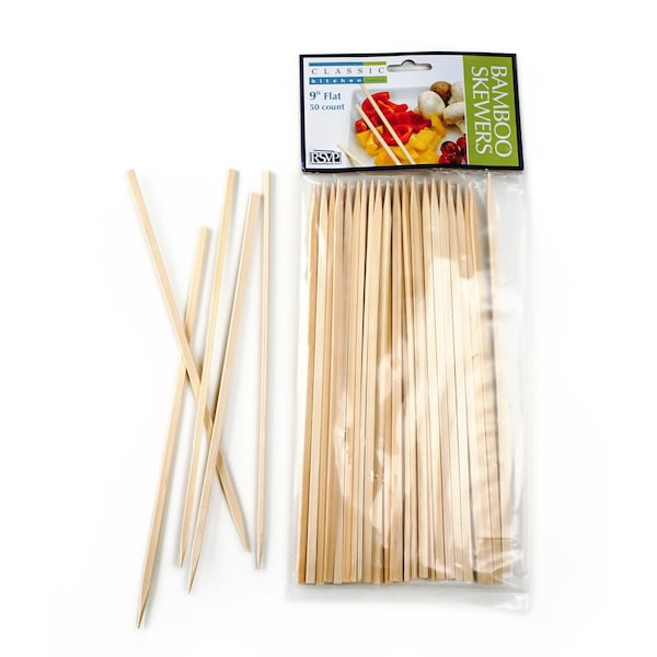 Rsvp International Bamboo Skewer - 9In Flat - 50 Ct. - BOO-9