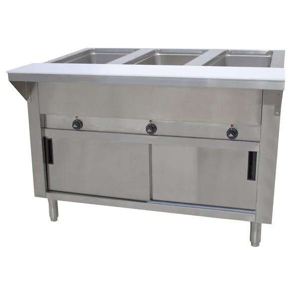 Advance Tabco Hot Food Table electric 47-1/8 in.W x 30-5/8 in.D x 34-1/8 in.H - SW-3E-240-DR