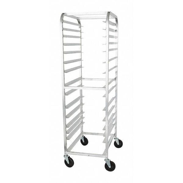 R.W. Rogers Co Pan Rack, Aluminum, 15Tray Cap, End Loading - 01-APR-1518-4-ST