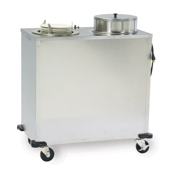 Lakeside Adjust-A-Fit Express Heat Plate Dispenser Cabinet - 8-3/4" to 12" - E937