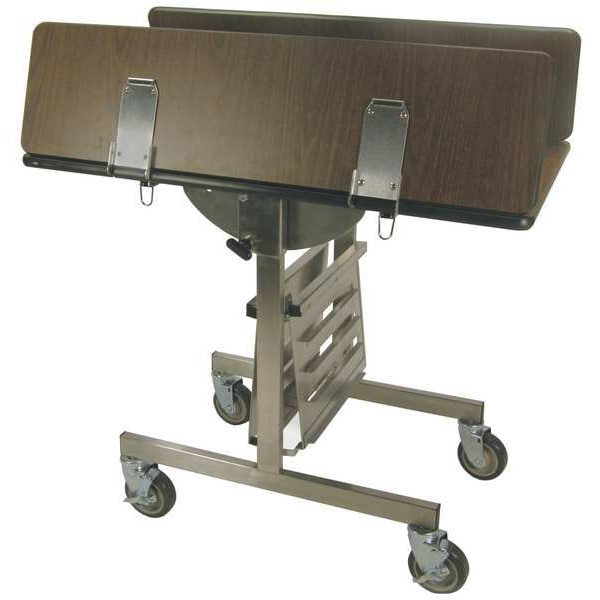 Geneva Simplicity Room Service Table, Rectangle Flip-Up Top, Tri-Fold Leaves - 74410