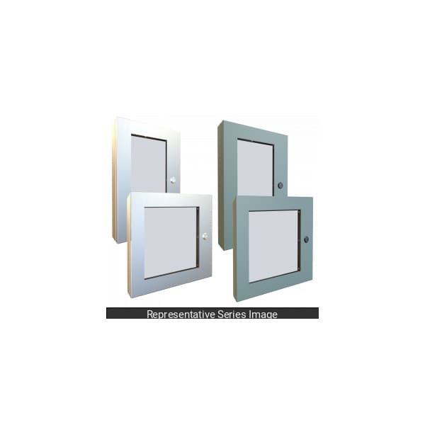 Hammond Window Kit, 14.2 in. H x 8.2 in. W x 2-3/4 in. L, Steel - 1481WDH1612