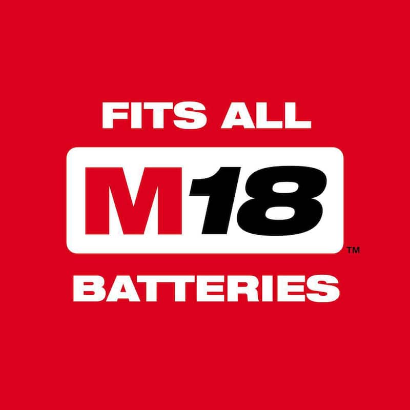 Llave de impacto inalámbrica Milwaukee M18 FUEL de 18V con tecnología de iones de litio sin escobillas de 1/2 pulg. y torque medio con anillo de fricción, kit de baterías resistentes - 2962-22R