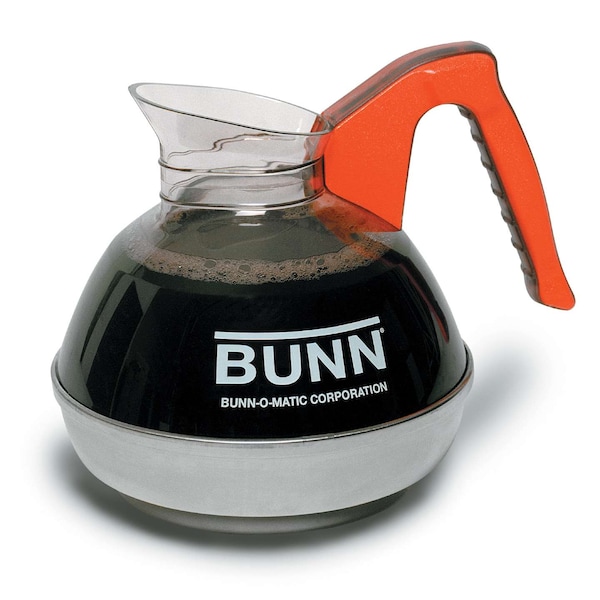 Bunn Bunn Orange Handle Easy Pour Glass Coffee Decanter, PK3 - 06101.0103