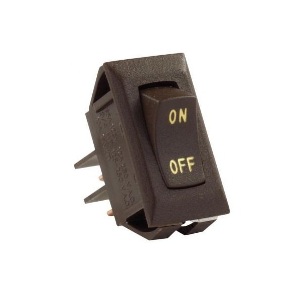Productos Jr ETIQUETADOS Interruptor ON/OFF de 12V, CAFÉ - 12605