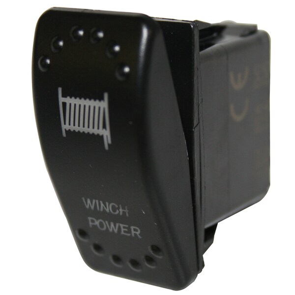Interruptor basculante de potencia para bulldog winch - encendido/apagado 5 pines rojo - 20262