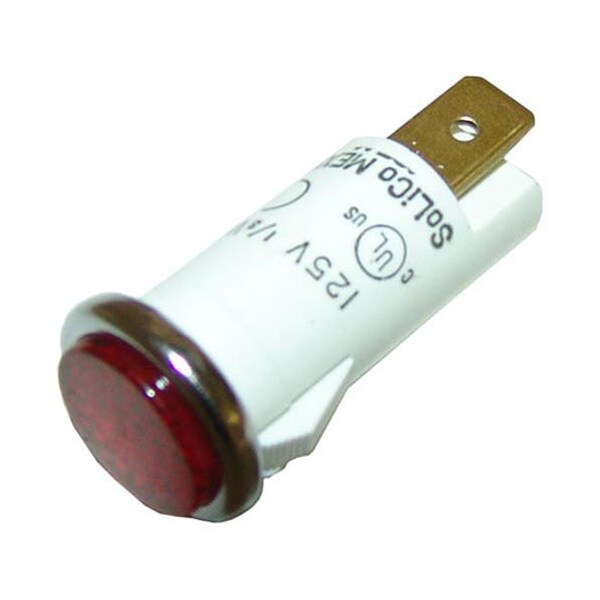 Star Manufacturing Signal Light 1/2" Red 125V - 2J-Y6689