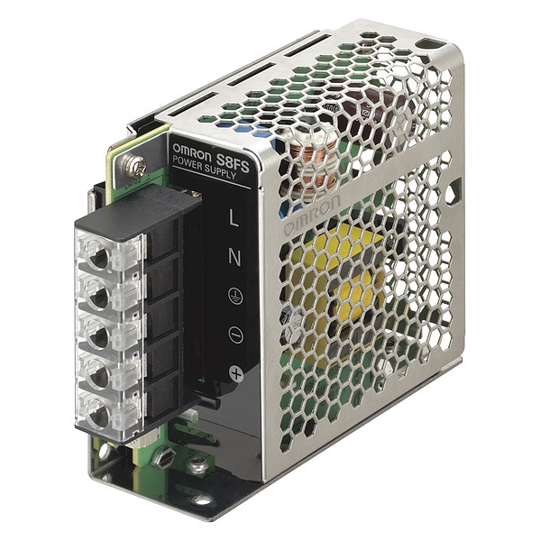 Omron DC Power Supply, 100/240V AC, 24V DC, 100W, 4.5A, DIN Rail - S8FSG10024CD