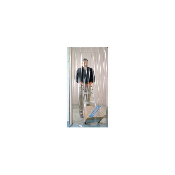 Global Equipment Pedestrian Strip Door Curtain 6'W x 7'H - 786149