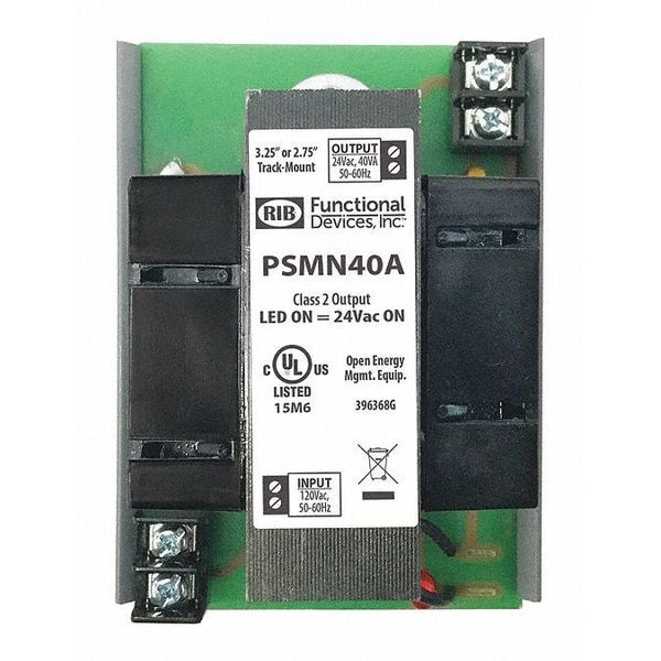 Functional Devices-Rib Power Supply, 120V AC, 24V AC, 40VA, 40A, Track - PSMN40A