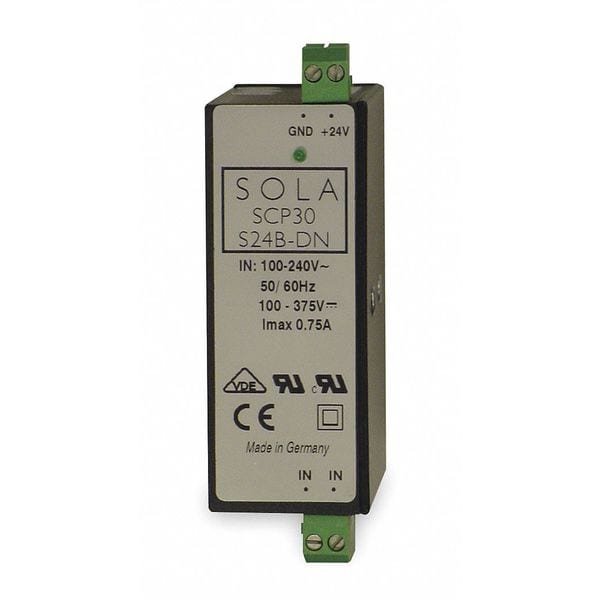 Solahd DC Power Supply, 85/264V AC, 5V DC, 30W, 6A, DIN Rail - SCP30S5BDN