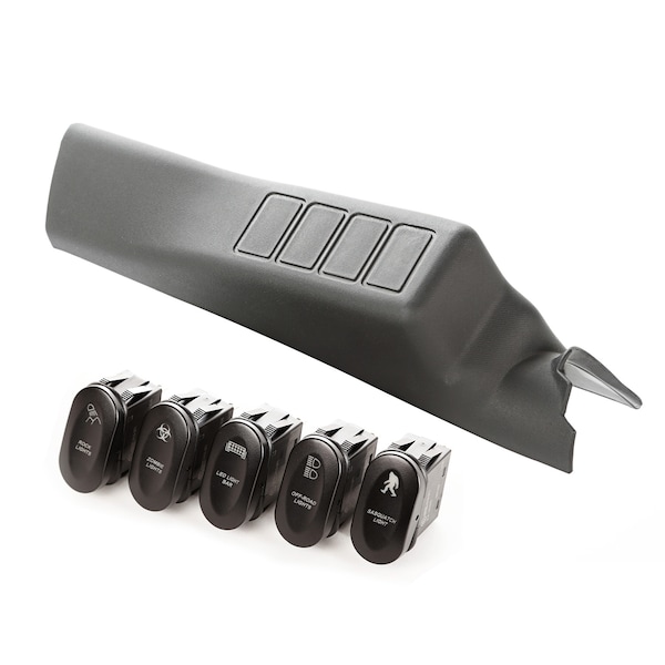 Rugged Ridge ETCHED A-PILLAR 4 SWITCH POD KIT LHD 11-18 JK - 17235.71
Rugged Ridge ETCHED A-PILLAR 4 SWITCH POD KIT LHD 11-18 JK - 17235.71