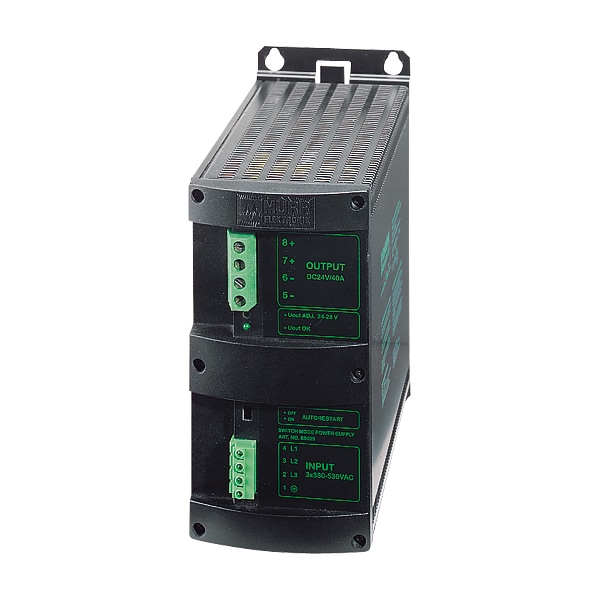 Murr Elektronik Power Supply, 360/550V AC, 24V DC, 20A, M4 Screw - 85072
